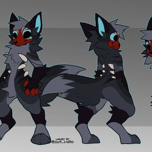 NSFW Lucario Pokemon Furry Adoptable Fursona Pokesona - Etsy Australia