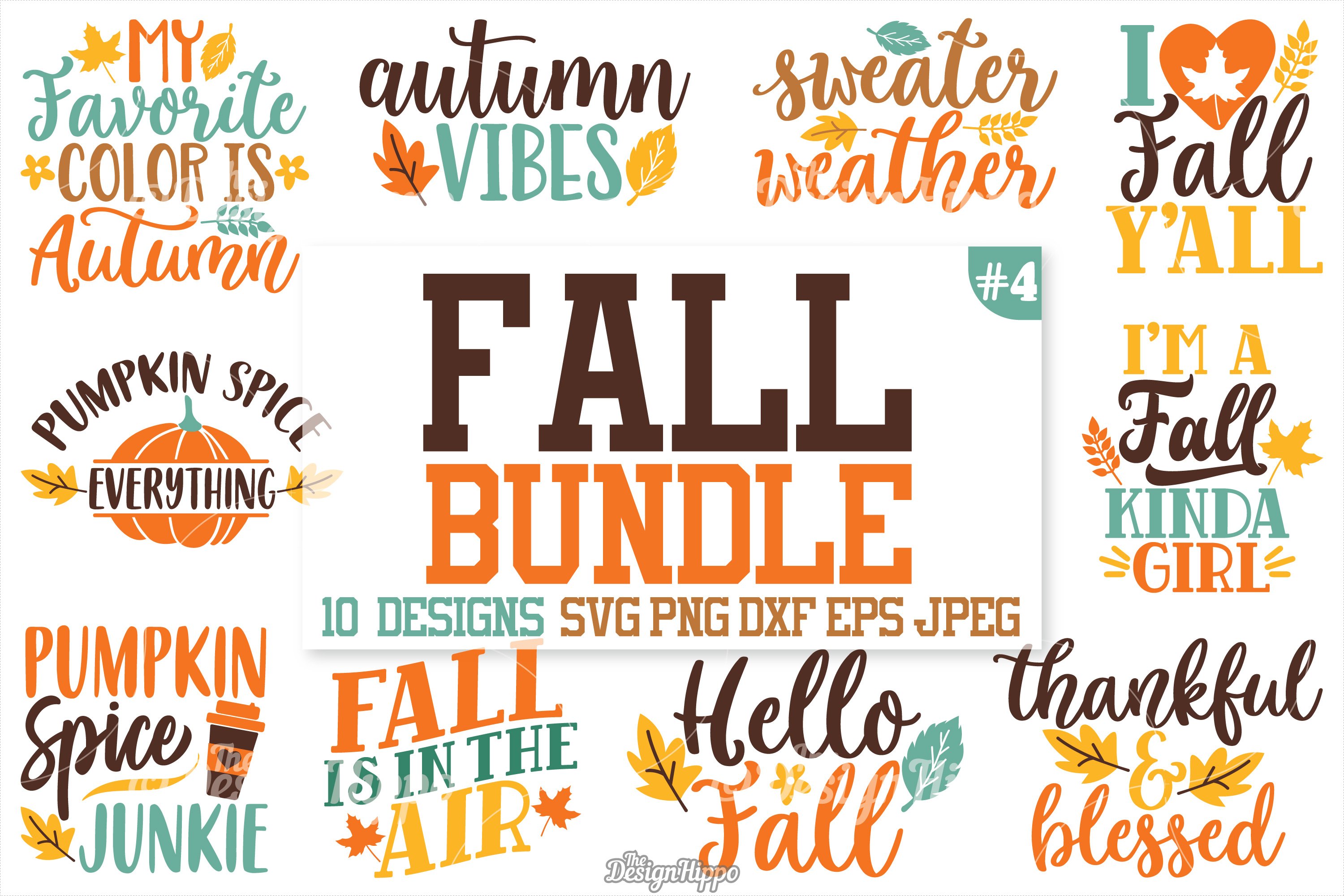 Paper Paper & Party Supplies Autumn SVG bundle 20 designs Fall and ...