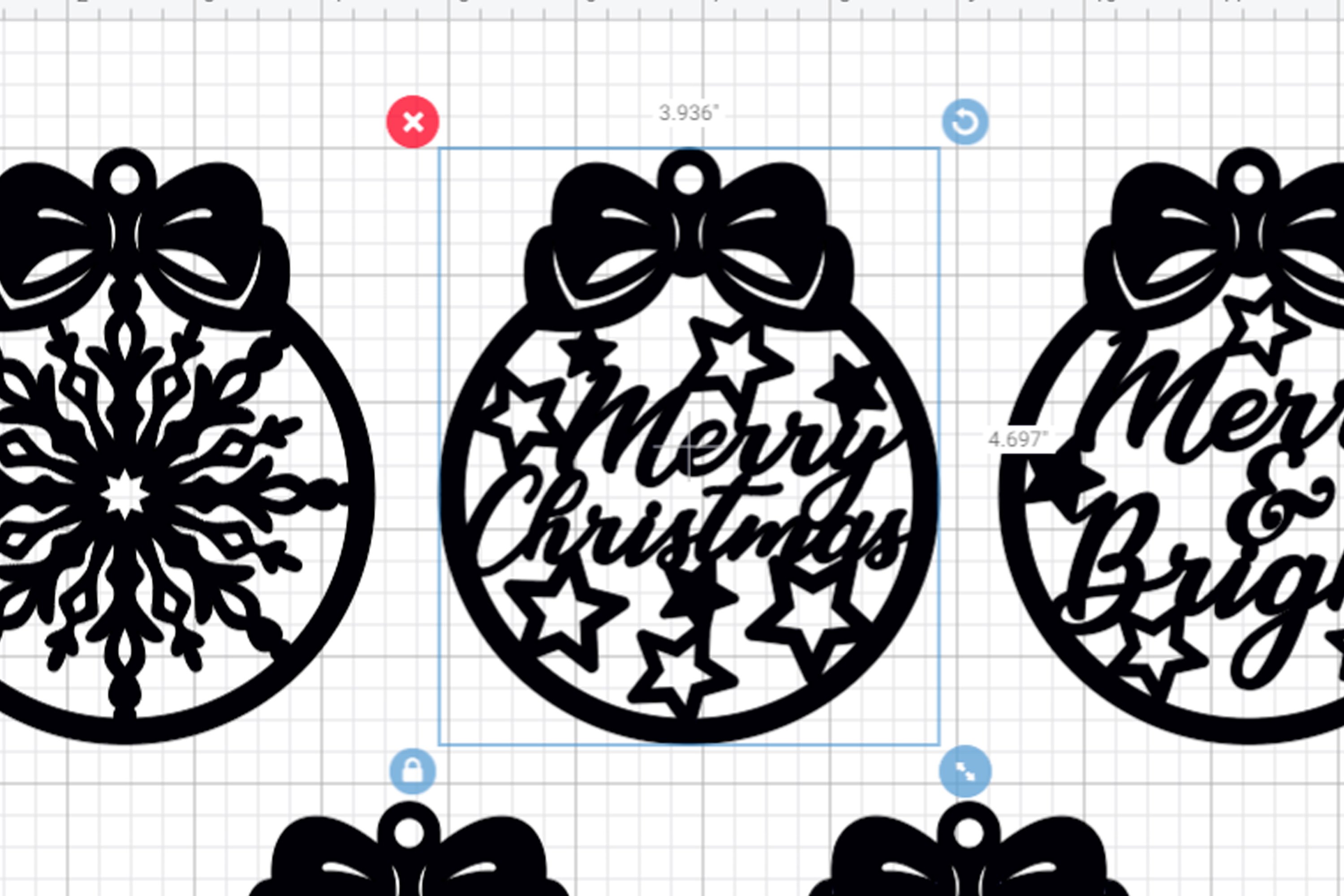 Cricut Ornament Template