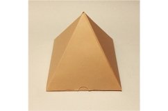 Pyramid box template, pyramid shaped box, pyramid gift box Product Image 2