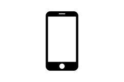 Smartphone icon symbol isolated Product Image 1