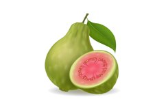 Realistic green guava Product Image 1