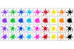 Paint Splatter SVG Bundle - Paint Splash Clip Art Product Image 2