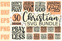 Christian SVG Bundle, Christian Quotes SVG files for Cricut Product Image 1