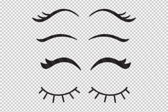 Eyelashes SVG, Lashes svg, Eyelashes Clipart, Eyelash vector Product Image 2