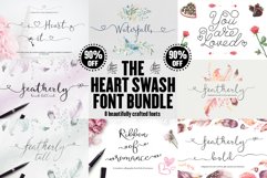 The Heart Swash Font Bundle Product Image 1