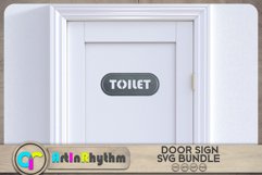 Door Sign Label SVG Bundle - 25 Designs Product Image 2