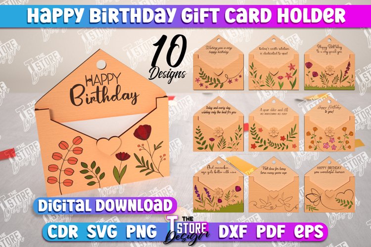 Birthday Card SVGs Image 8