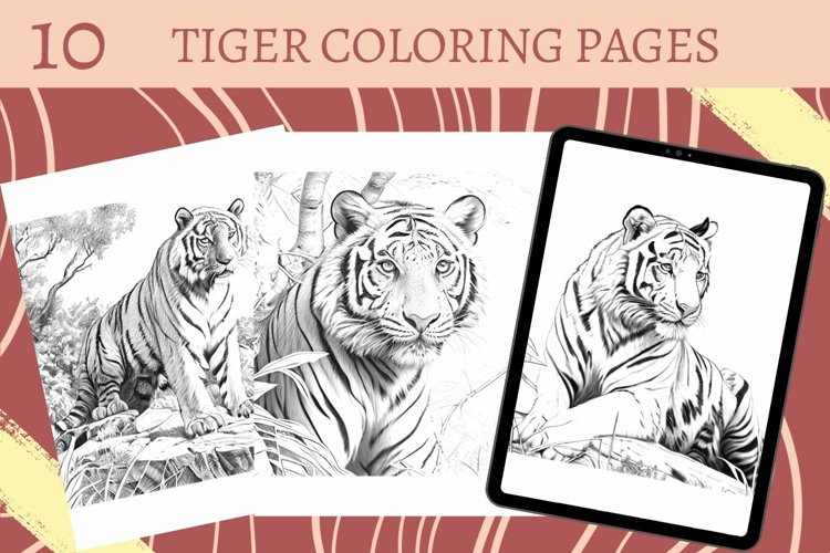 Tiger Coloring Pages Image 3