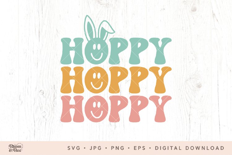 Hoppy Svg, Easter Svg, Hoppy Easter, Kids Easter Svg File