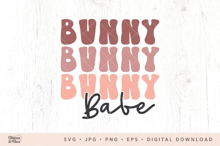 Bunny Babe Svg, Spring, Easter Svg Cut File