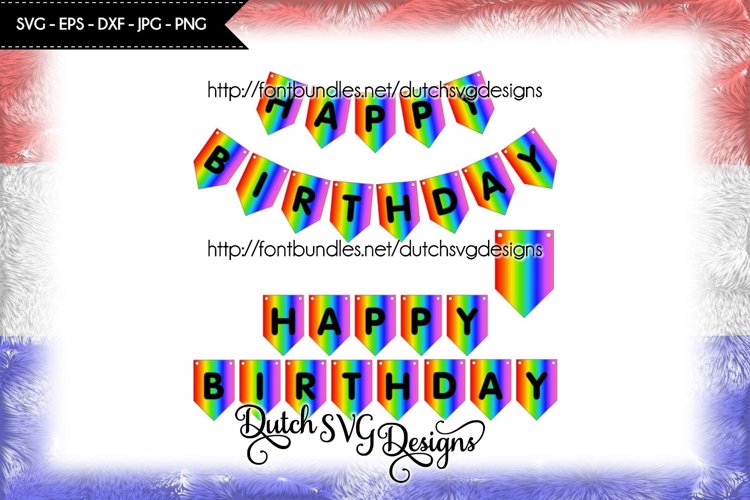 Birthday Banner SVG