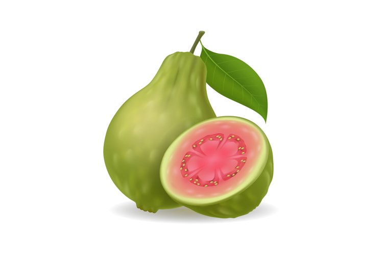 Realistic green guava example image 1