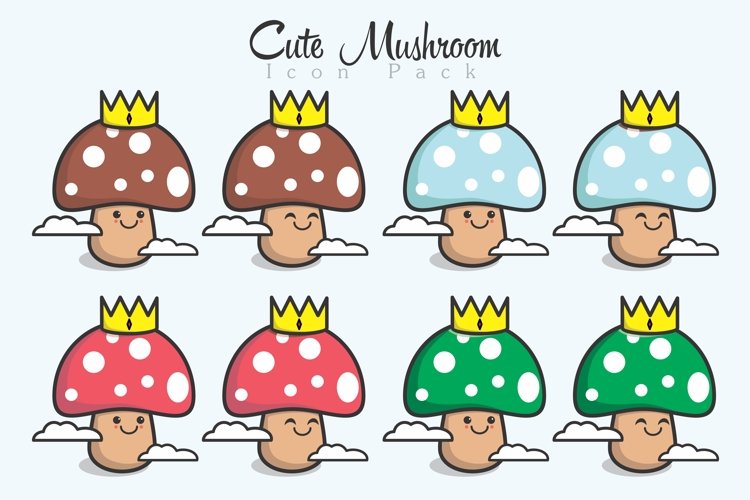 Cute Mushroom Doodle Image 3