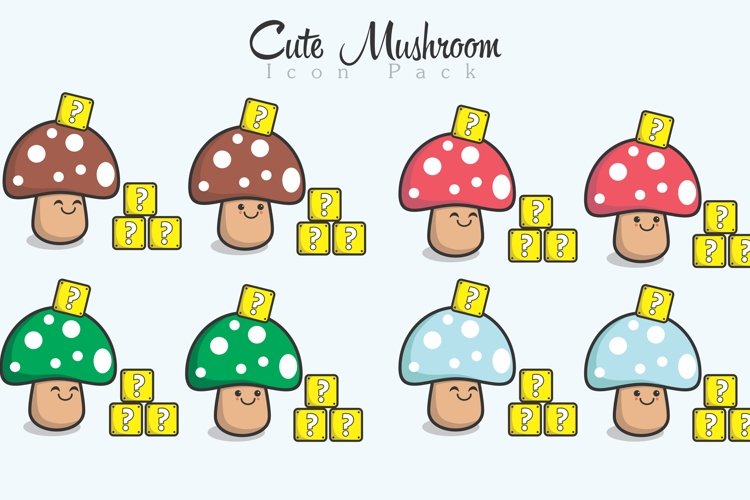 Cute Mushroom Doodle Image 4