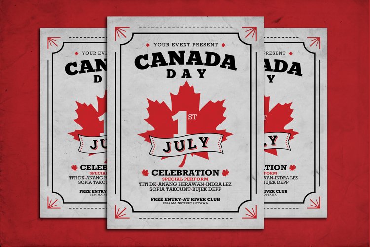 Canada Day Flyer example image 1