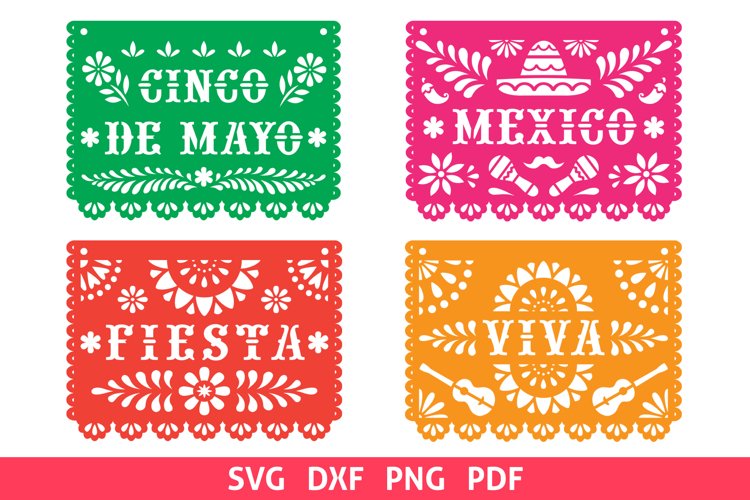 2152 Cricut Papel Picado Svg Free SVG PNG EPS DXF File