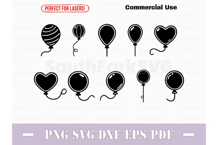 Birthday Balloons SVG Image 9