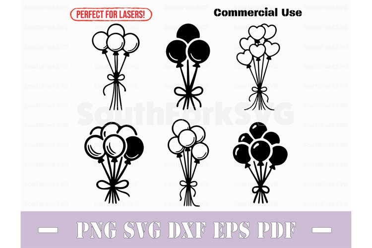 Birthday Balloons SVG Image 8