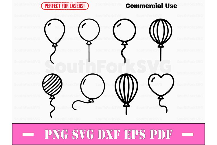 Birthday Balloons SVG Image 12