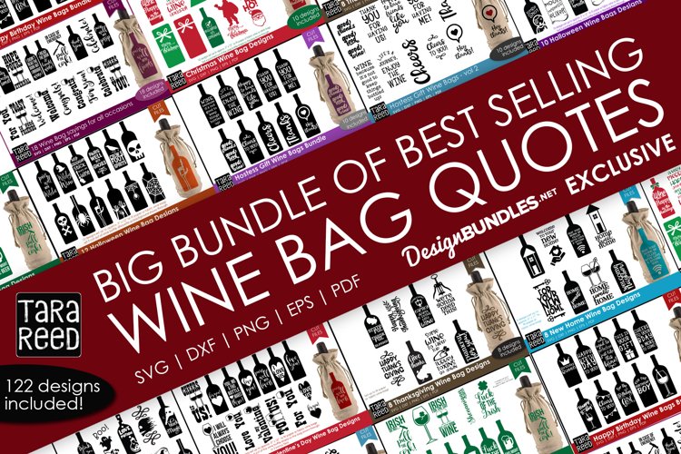 Best Selling Wine Bag Quotes MEGA Bundle | Hostess Gift