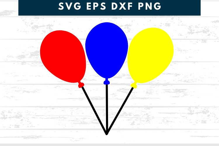 Birthday Balloons SVG Image 4