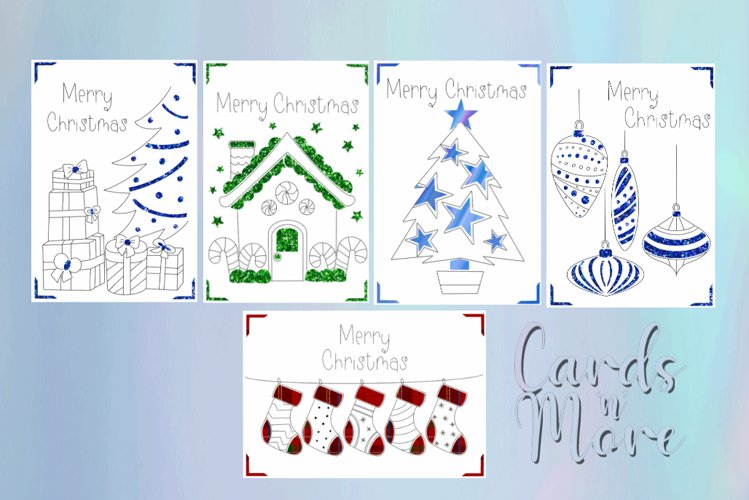 Cricut Christmas Card SVGs Image 5