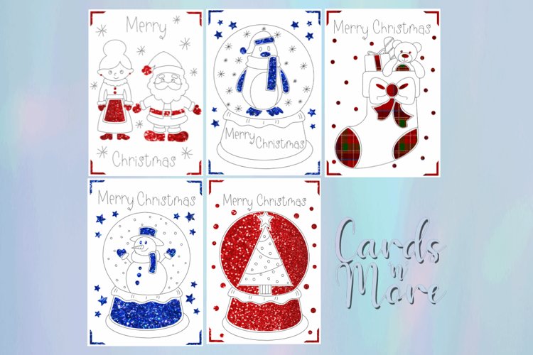 Cricut Christmas Card SVGs Image 2