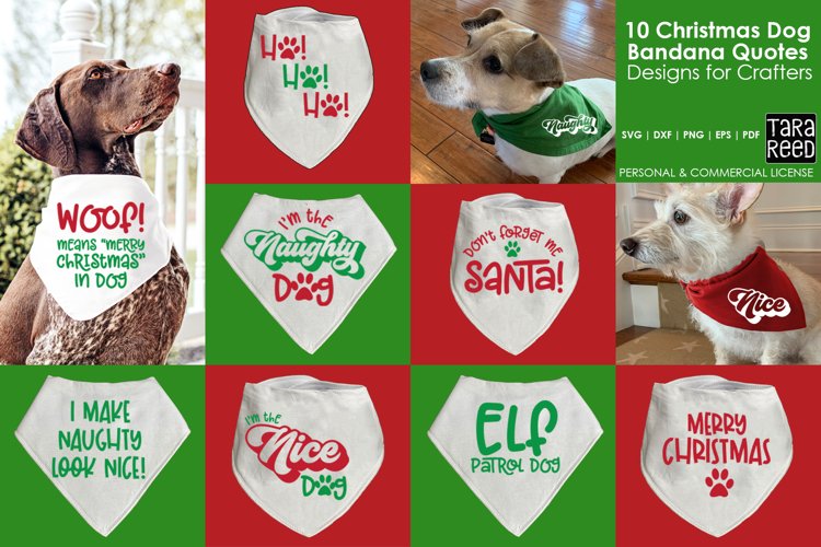 Christmas Dog Bandana Quotes | Dog Bandanas