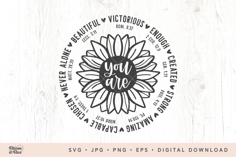 You Are Inspirational Svg, Religious Svg, Christian Svg File