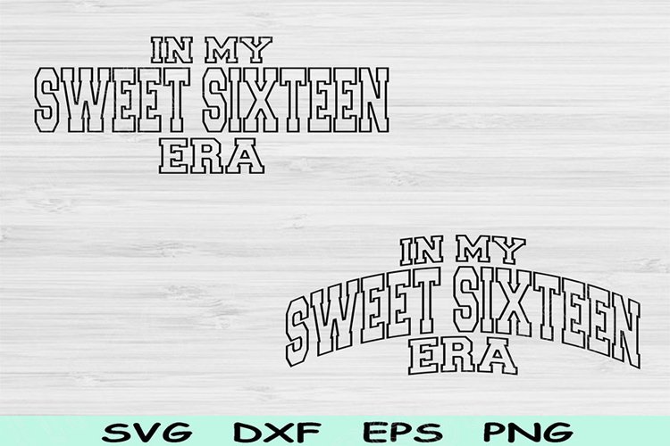 Sweet 16 SVG Image 2