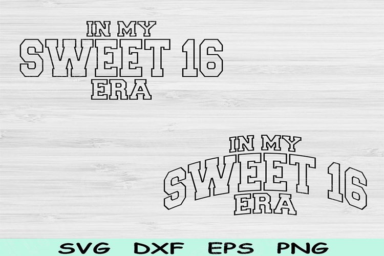 Sweet 16 SVG Image 3