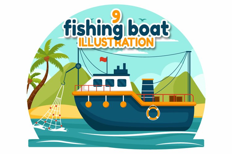 Fishing Boat Clipart  Image 8