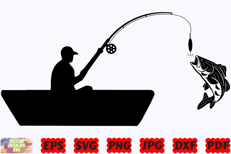 Fishing Boat Svg Image 9