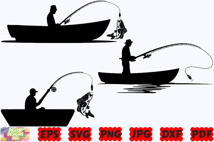 Fishing Boat Svg Image 20