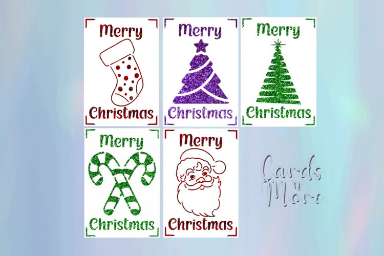 Cricut Christmas Card SVGs Image 7