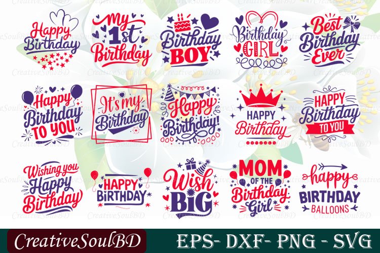 Birthday Shirt SVG