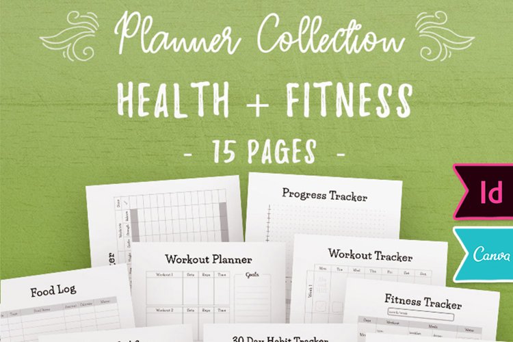 Health & Fitness Templates Collection example image 1