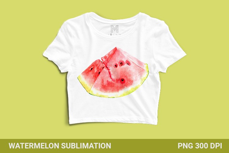 Watermelon Aquarelle Clipart PNG File