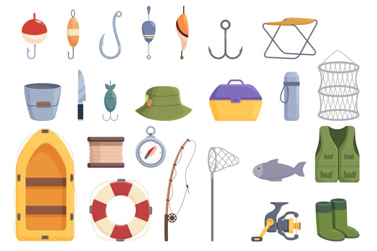 Cartoon Fishing Boat Clipart  Image 4