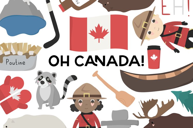 Canada Travel Clipart - 20 Design Elements