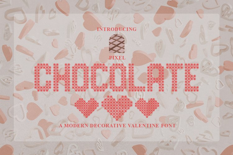 Pixel Chocolate - Decorative Font