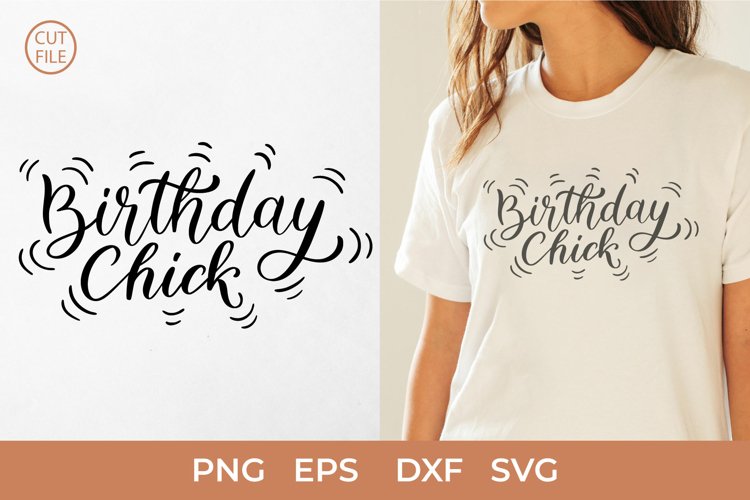 Birthday Chick SVG Image 2