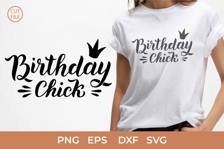 Birthday Chick SVG Image 3