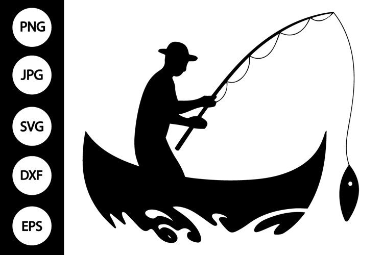 Fishing Boat Svg