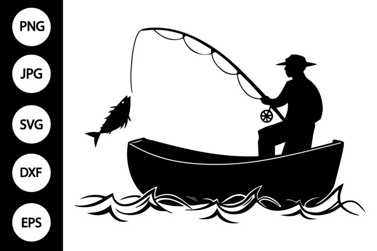 Fishing Boat Svg Image 3