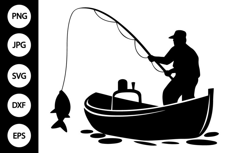 Fishing Boat Svg Image 5