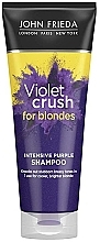 Intensiivinen hopeashampoo vaaleille hiuksille John Frieda Violet Crush For Blondes