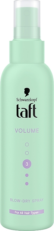 Volyymia antava hiusten muotoiluneste - Schwarzkopf Taft Volumen Föhn-Spray