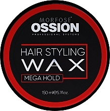 Hiusvaha Morfose Ossion Hair Styling Wax Mega Hold